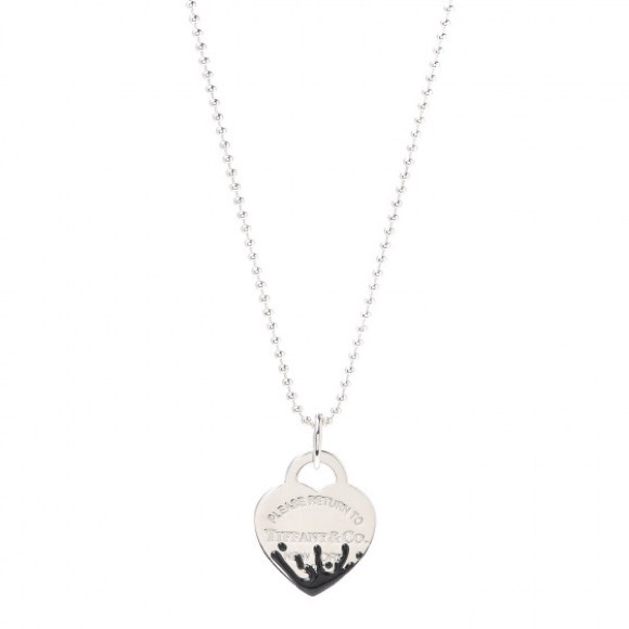 Tiffany & Co. splash heart necklace
